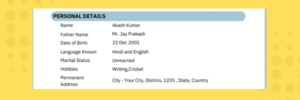 How To Customize Akash Kumar 2.0 Resume Template
