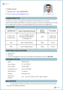 Akash Kumar 2.0 - Resume Template (Civil Engineering Department)