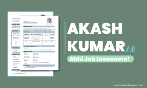 Akash Kumar 2.0 - Resume Template (Civil Engineering Department)